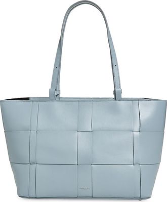 DeMellier The Florence Woven Leather Tote in Pacific at Nordstrom
