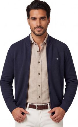 Fynch-Hatton Donkerblauw vest Fynch Hatton textuur