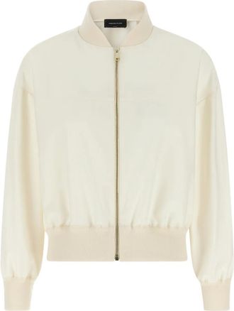 Fabiana Filippi Bomber con zip - Toni neutri