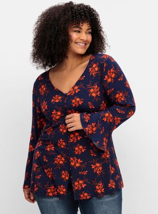 Sheego Langarmshirt »Langarmshirt« 1 Stk. tlg