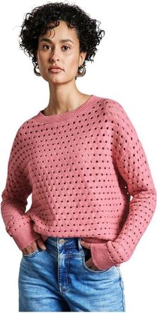 Street One Dames, Truien, Roze, Maat: S Poliester