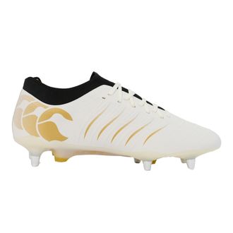 Canterbury Of New Zealand Unisex Adult Phoenix 2.0 Elite Soft Ground Rugby Boots (White) - Size UK 10.5