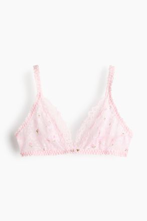 H&M Soft-BH aus Spitze - Pink