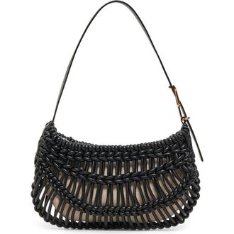 Dolce Vita Cannes Faux Leather Baguette Bag in Black at Nordstrom Rack