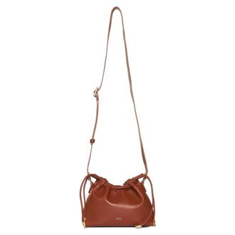A.P.C. Bucket Bags, female, Brown, Size: ONE SIZE Sac Ninon Mini