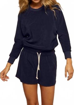 perfectwhitetee Saylor Pullover In Navy