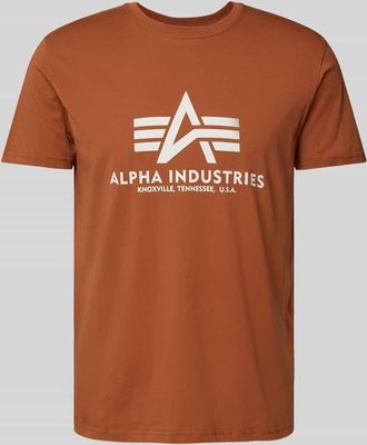 Alpha Industries Alpha Industries T-Shirt aus reiner Baumwolle in Hazel, Gr&ouml;&szlig;e XL