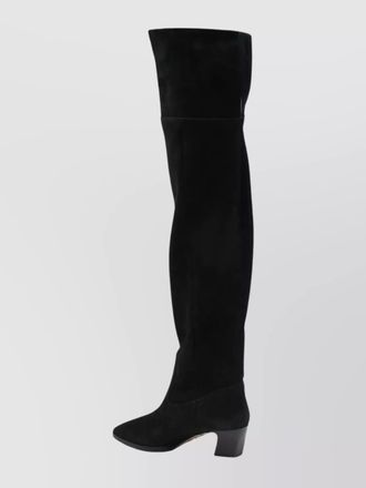 Aquazzura suede leather over-the-knee boots