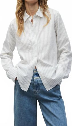 Closed Womens Classic Modal-Mix Blouse In White