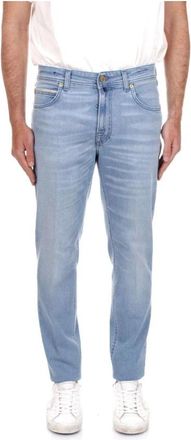 BRIGLIA 1949 Slim-fit Jeans - Heren - Slim Fit Jeans - Blauw - M - Leer - Jeans