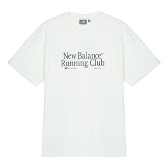 New Balance Running Club Graphic T-shirt Asia Sizing White NEE11251-IV