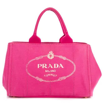 Prada Medium Canapa Tote Medium schoudertas