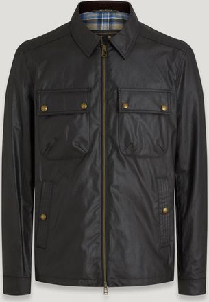 Belstaff Belstaff Giacca-camicia Tour uomo Cotone cerato NERO 2XL