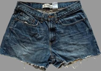 Levi's Womens 569 Denim Shorts In Dark Wash