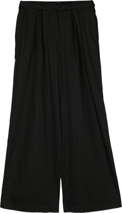 Joseph Tunis cotton trousers - women - Cotton/Viscose - 38 - Black