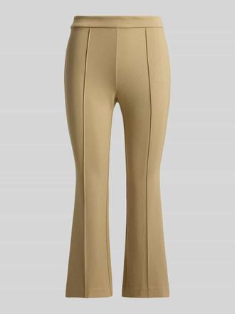 Lauren Ralph Lauren Slim Fit 7/8 Hose mit Ziernaht in Sand, Gr&ouml;&szlig;e 36