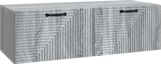 vidaXL Mueble Para Tv De Pared 98 X 41 X 30 Cm Gris Sonoma Vidaxl