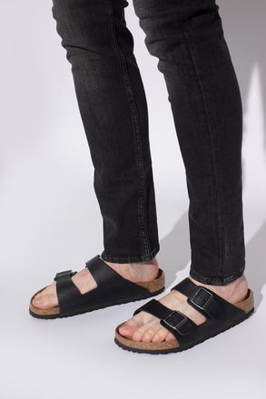 Birkenstock Arizona BS Slides, Mens, Black