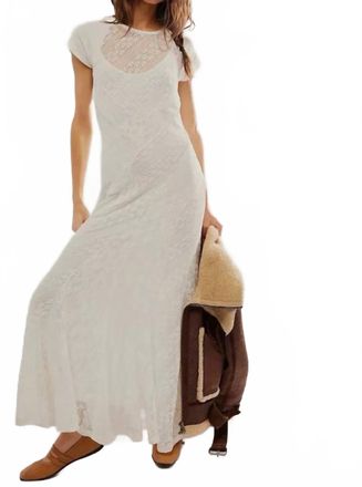 Free People Cypress Maxi Dress In Optic White