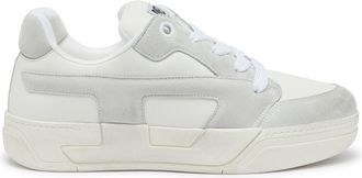 Diesel S-D-Ollie - Distressed sneakers in leather and suede - Sneakers - Man - White