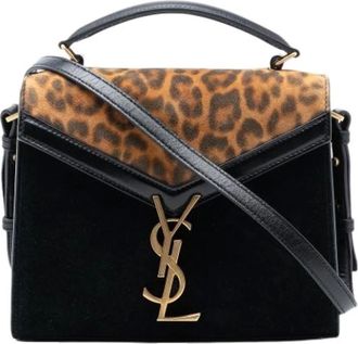 Saint Laurent Pre-owned Handbags, female, Black, Size: ONE SIZE Pre-owned Cassandra Top Handle Bag
