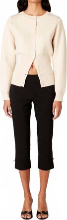 Nia Sophia Cardigan In Ecru