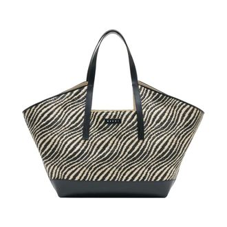 Marni Tote Bags, female, Black, Size: ONE SIZE Shopper Bag
