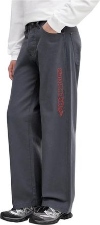 Dickies Nashport Double Knee Baggy Canvas Pantaloni - - Trousers - Uomo - Grigio - W31