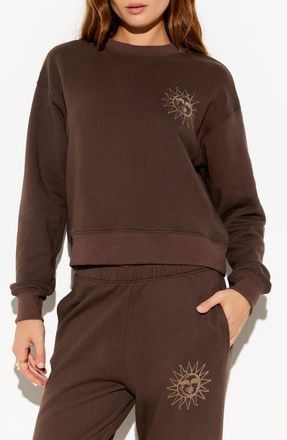 Spiritual Gangster Rise Sublime Cotton Blend Sweatshirt in Coco at Nordstrom, Size X-Small