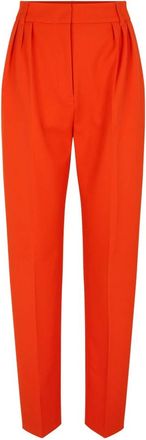 Sams&oslash;e & Sams&oslash;e Slim Fit Broeken - Dames - Slim Fit Broeken - Oranje - M - Polyester - Broeken