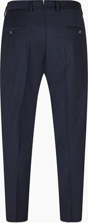 HUGO BOSS Mens Straight Trousers L - Navy - Size: 38S 48s