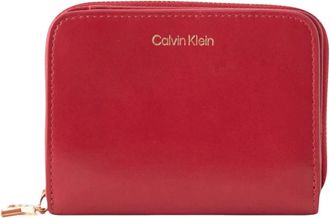 Calvin Klein Portafoglio Zip Lv04F1075G - - Accessories - Donna - Rosso - ONE SIZE