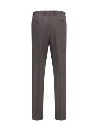 Lardini Tailored Viscose Trousers - Gray