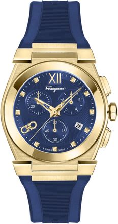 Ferragamo Vega Chrono Silicone Watch