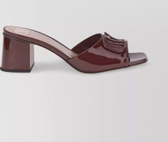 Valentino Garavani leather slide sandals