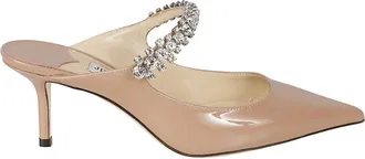 Jimmy Choo London Schoenen, Dames, Roze, 38 EU, Leer, Bing 65 Mule