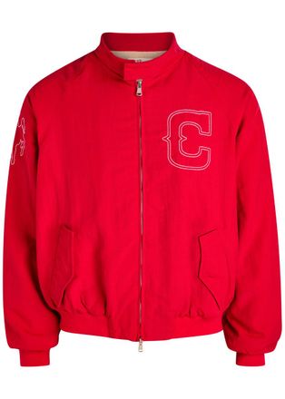 Cherry Los Angeles Nylon Championship Jacket - Red - XL