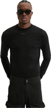 Diesel K-Garth Trui - Heren - Ronde hals truien - Zwart - M - Wol - Truien & Vesten