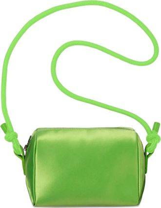 Stine Goya Pernille satin rope-trimmed shoulder bag - Green