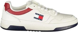 Tommy Hilfiger Witte Polyester Sneakers voor Mannen - Heren - Sneakers - Wit - 44 EU - Polyester - Schoenen
