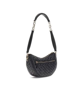 Guess Womens Shoulder Bag Black Polyurethane Shoulder-bags