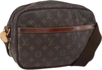 Louis Vuitton Pre-owned Cross Body Bags, female, Brown, Size: ONE SIZE Pre-owned Canvas Cross Body Bag