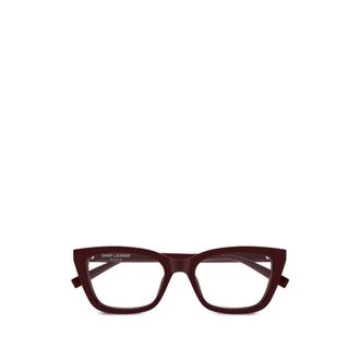 Saint Laurent Eyeglasses - female - Saint Laurent - Glasses - Red - 53 MM - Accessories