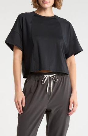 Marika Mabel Crop T-Shirt in Black at Nordstrom Rack, Size X-Small