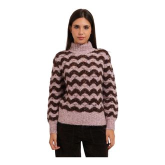 Gaud&igrave; Turtleneck Trui - Dames - Coltruien - Veelkleurig - L - Wol - Truien & Vesten