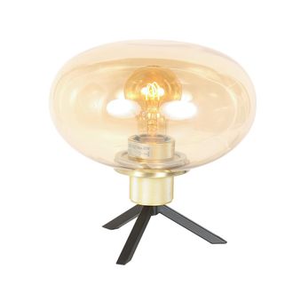 Steinhauer L&aacute;mpara De Mesa - Reflexion - &Aacute;mbar - Vidrio Metal - - Steinhauer