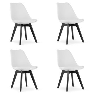 OEM Silla Mark - Patas Blancas / Negras X 4