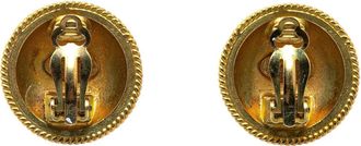 Chanel Ohrringe - Gold Plated CC Clip On Earrings - Gr. unisize - in Gold - für Damen