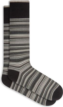 Bugatchi Cotton & Cashmere Blend Dress Socks in Black at Nordstrom