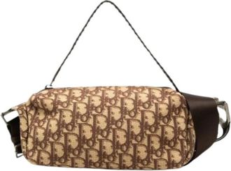 Dior Pre-owned Canvas Shoulder Bag - Dames - Vintage Schoudertas - Bruin - ONE Size - Vintage